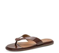 Tamaris Women's toe-post mule flat brown 7.5 UK
