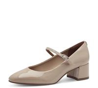 Tamaris Women's Vegan Court Shoes, Beige, 5 UK
