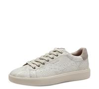 Tamaris Women's Vegan Sporty Lace-Up Shoes, Beige, EU 38