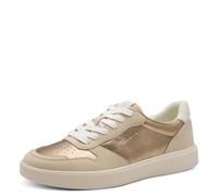 Tamaris Women's Vegan Lace-Up Shoes, Gold Comb, 36 EU