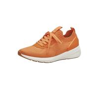 Tamaris Women's Vegan Sporty Lace-Up, Orange, 36 EU