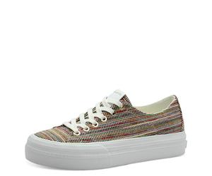 Tamaris Women's Vegan Sporty Lace-Up Shoes, Multicoloured, EU 37