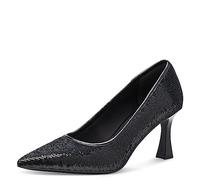 Tamaris Women's Vegan Stiletto Heel Pumps, black, 6 UK