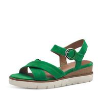 Tamaris Women's Wedge Heel Sandals, Green, 6 UK