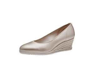 Tamaris Women's Wedge Pumps, Women's Pumps, Touch-it Footbed, Metallic, 6.5 UK