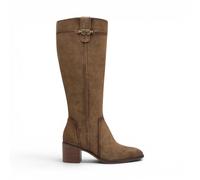 Tamaris Womens Women’s Brown Suede Leather Riding Knee-High Heel Long Boots - 25576-47 - Tan - Size EU 36