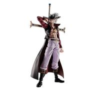 Tamashi Nations - One Piece - S.H. Figuarts Juracur Mihawk - Hawk Eye - PVC & ABS, Approx. 6.5 inches (165 mm) Painted Figure