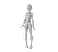 TAMASHII NATIONS - Body-Chan -School Life- Edition DX Set (Gray Color Ver.), Bandai Spirits S.H.Figuarts Action Figure