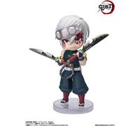 Bandai Demon Slayer: Kimetsu No Yaiba Figuarts Mini Action Figure Tengen Uzui Sound Breathing 10 Cm Silver