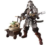 TAMASHII NATIONS - Star Wars: The Mandalorian - Ronin Mandalorian & Grougu (Beskar Armor), Bandai Spirits Meisho Movie Realization Action Figure