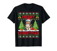 Tamaskan Ugly Christmas Sweaters Funny Pet Dog Lights Xmas T-Shirt