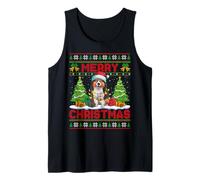 Tamaskan Ugly Christmas Sweaters Funny Pet Dog Lights Xmas Tank Top