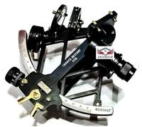 Tamaya Working Sextant Black Color Astrolabe Ships Instrument, Navigational Sextant Fully Functional Maritime Navigation Tool