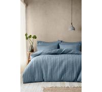 'Tamba Jersey Stripe' Duvet Cover Set Pineapple Elephant Blue Single