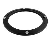 TamBee 10 Inch Lazy Susan Hardware Heavy Duty Metal Rotating Hardware Turntable Bearing Ring 150lb Load Capacity Turntable Lazy Susan parts Mechanism for Cabinets,Table Top and Craft (Base Only, Black