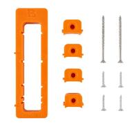 TamBee Pivot Door Hinge Jig, Router Template, No Extra Exposed Screw Holes