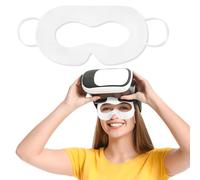 TamBee VR Face Cover Mask Disposable VR Face Eyes Mask Pad Compatible with Oculus Meta Quest 3 Mask for Quest 2 Face Pad Facial Interface, Accessories for Oculus Quest 3(50Pcs, White)