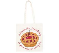 TAMBOOTEE Berry Pie Dolly Parton Cotton Totebag Unisex Beige