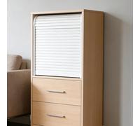 Tambour Door Kit Roller Shutter, ABS Tambour Door Kit Space Saving Customizable Sizes Kitchen Cabinets Wardrobes RV Storage(40x32in/102x81cm)