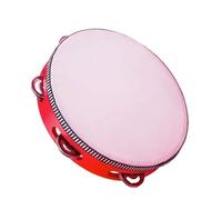 Tambourine 15 cm tambour à main - tambour tambour à la main pour | Percussion classique du bois natural pour les, the course de musique, des exercices de rythme et une éducation m