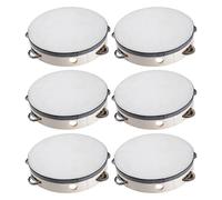 Tambourine for Church Six Pieces Single Row Percussion Musical Instrument