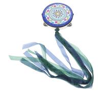 Tambourine Hand Drum Ribbon Decorated Tambourine Handheld