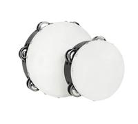 Tambourine Hand Held Drum Set Double Row Drums Tambourines With Metal Bells Drum Hand Percussion For Adults Party Train Grasping Ability