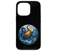 Tambourine Kraken Watercolor Shantycore Case for iPhone 13 Pro