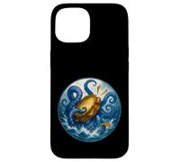 Tambourine Kraken Watercolor Shantycore Case for iPhone 15