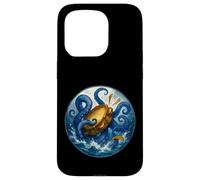 Tambourine Kraken Watercolor Shantycore Case for iPhone 15 Pro