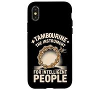 Tambourine The Instrument For Intelligent People Joke Case for iPhone X/XS
