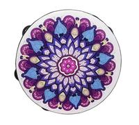 Tambourines for Adults 6/7/8 Inch Professional Percussion Tamborine for Beach Parties, Ethnic Dance Metal Jingles Hand Drum(6 inch,A)