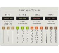 TAMDDBPJD The Hair Guide Complete Texture Curl Patterns and Wellness Canvas Painting Wall-Art(Framed,16x24inch(40x60cm))