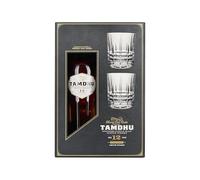 Tamdhu 12yo Speyside Single Malt Scotch with Two Glasses Gift Set 70cl | 46% ABV | Perfect for Gifting | Matured Exclusively in Sherry Casks for Summer Fruit Flavour | Natural Colour |