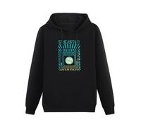 Tame Impala V3 Psycho Rock Hoody Unisex Ptinted Hoodies Long Sleeve Men's Hooded with Pocket Black S