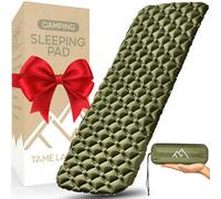 Tame Lands Sleeping Pad for Camping Ultralight Backpacking, Sleeping Mat for Hiking, Traveling & Outdoor Activities 17 OZ Olive Green