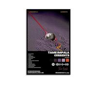 Tame Poster Impala Album Currents Poster Canvas Wall Art Decor Painting for Home Living Room Bedroom 12x18inch(30x45cm) Unframe-style