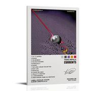 Tame Poster Impala Album Currents Poster Canvas Wall Art Decor Painting for Home Living Room Bedroom 12x18inch(30x45cm) Frame-style