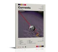 Tame Poster Impala Currents Album Poster Canvas Wall Art Decor Painting for Home Living Room Bedroom 12x18inch(30x45cm) Frame-style