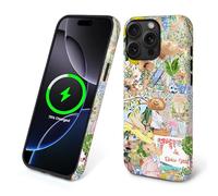 TAMEFOX Case for iPhone 15 Pro Max,[Compatible with MagSafe],Anti Drop Scratch Protective Magnetic Cover for Women Girl-Italian Summer Coast Girly Collage