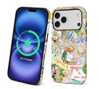 TAMEFOX Case for iPhone 17 Pro,[Compatible with MagSafe],Anti Drop Scratch Protective Magnetic Cover for Women Girl-Italian Summer Coast Girly Collage