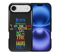 TAMEFOX Case for iPhone DDD Air,Anti Drop Scratch Frosted Protective Cover Case for Women Girl-Christ Bible Cross Jesus Graphic
