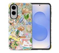 TAMEFOX Compatible with Samsung Galaxy S25 Edge,Anti Drop Scratch Glossy Case Protective Cover-Italian Summer Coast Girly Collage