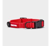 Tamepaw Airform Adjustable Dog Collar for Small, Medium & Large Dogs - Soft, Strong and Lightweight with Safety Buckle and ID Attachment (Red, Small)