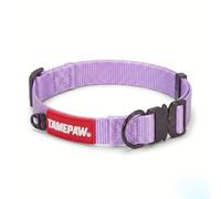 Tamepaw Large Dog Collar, Nylon, Quick-Release Buckle, Lilac, Large