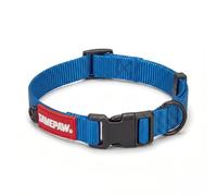 Tamepaw Puppy & Small Dog Collar, Nylon, Quick-Release Buckle, Blue, Small