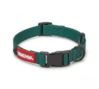 Tamepaw Puppy & Small Dog Collar, Nylon, Quick-Release Buckle, Green, Small