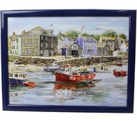 Tamersgifts Cushioned Laptrays Lap Tray TV Dinner Bean Bag Padded Cushion Gift (Harbour Laptray)