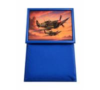 Tamersgifts Cushioned Laptrays Lap Tray TV Dinner Bean Bag Padded Cushion Gift (Spitfire Laptray)