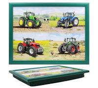 Tamersgifts Cushioned Laptrays Lap Tray TV Dinner Bean Bag Padded Cushion Gift (Tractor Laptray)